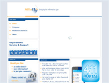 Tablet Screenshot of affinit.com